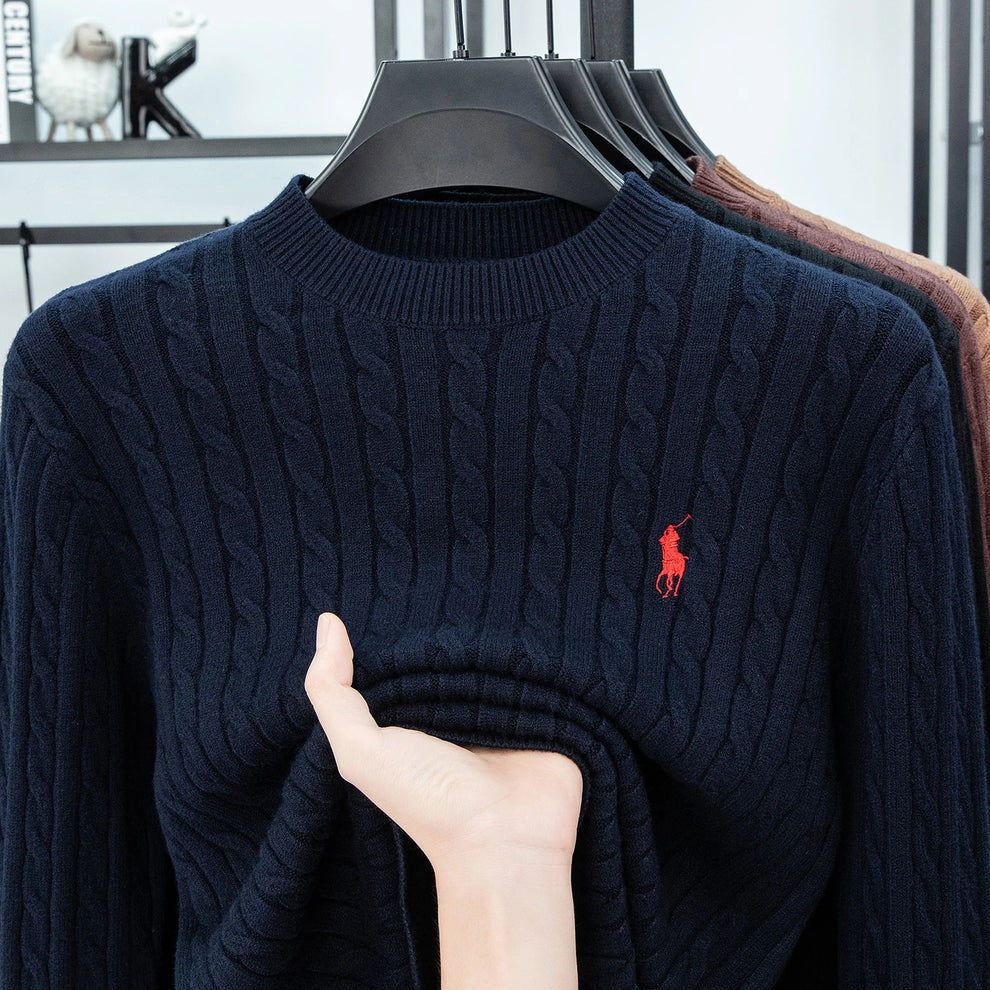 Classic Cable-Knit Sweater