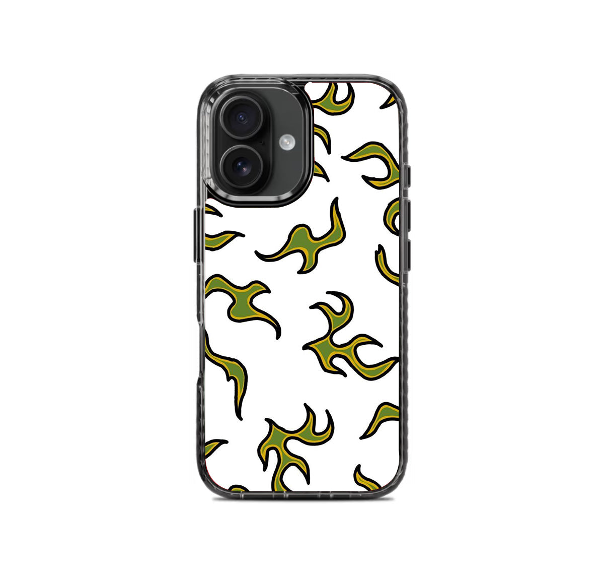 Green Flames Pattern Stride 2.0 Phone Case Cover