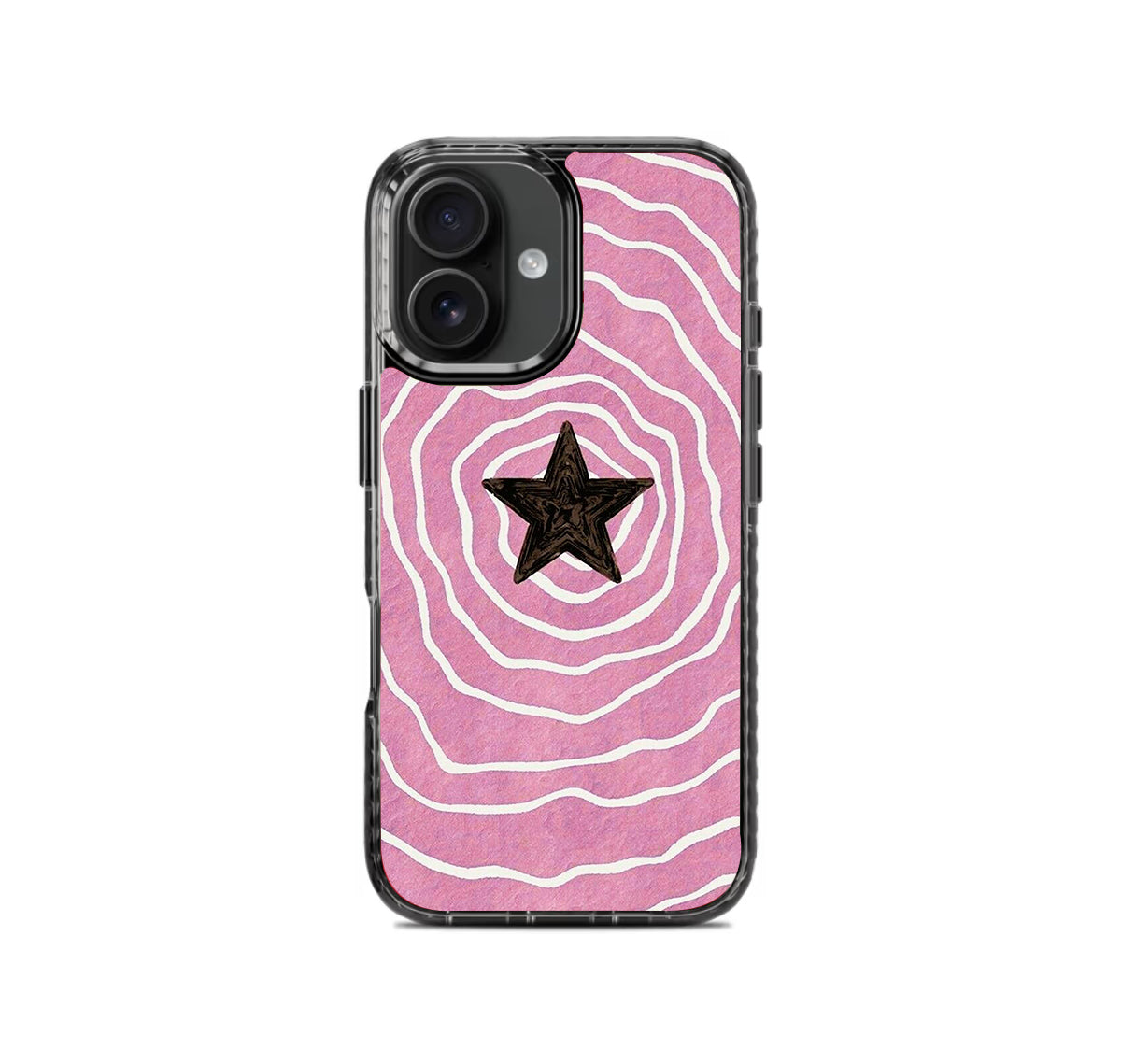 Pink Star Spiral Pattern Stride 2.0 Phone Case Cover