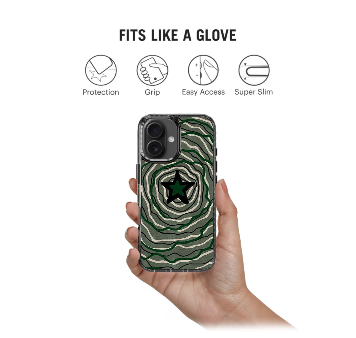 Star Spiral Pattern Stride 2.0 Phone Case Cover