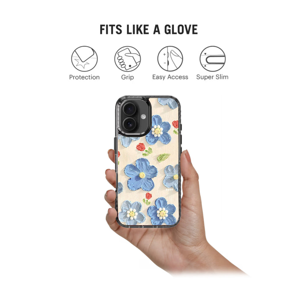 Cream Floral Print Stride 2.0 Phone Case Cover