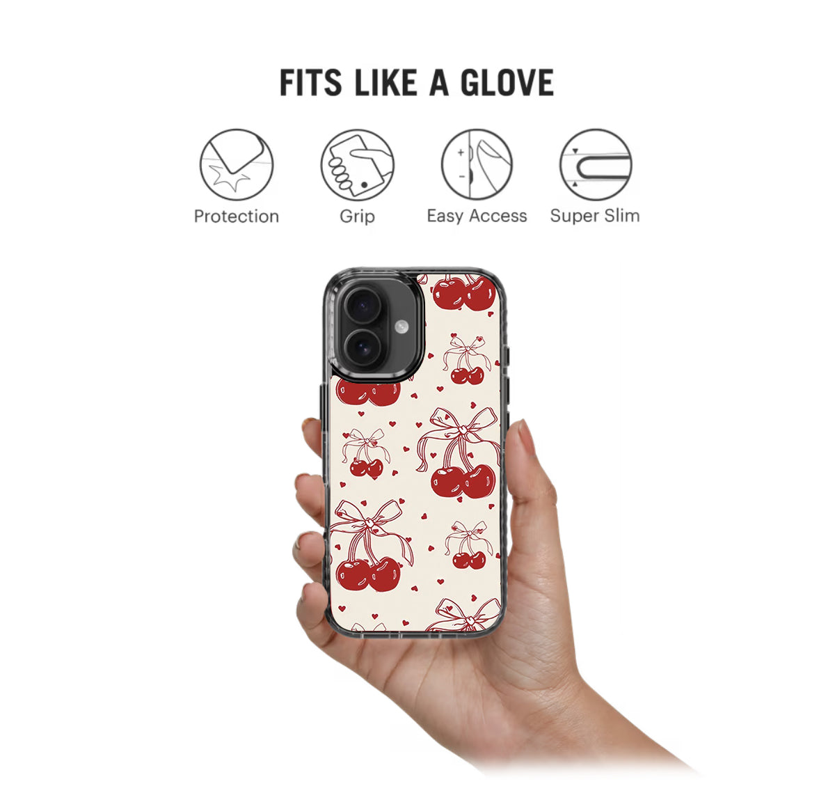 Cherry Bow Pattern 2 Stride 2.0 Phone Case Cover